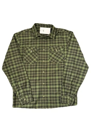Nike SB Flannel Plaid Skateboard Shirt Green FN2567-222 Men’s Size XL - Image 1 of 4
