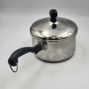 Farberware Cacerola Revestida de Aluminio Acero Inoxidable 1 Qt con Tapa De Colección EE. UU. - YV - Imagen 1 de 9