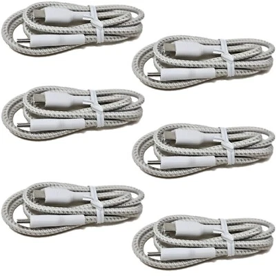 Belkin USB-C Cable, Braided Boost Charging Wire USB-C To USB-C, 1m/ 3.3ft, White - Image 1 of 3