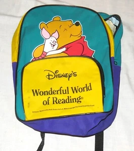 Disney Pooh & Piglet Wonderful World of Reading Backpack - Picture 1 of 2