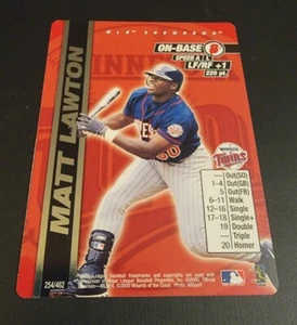 2000 MLB Showdown 1st Edition Base Matt Lawton Minnesota Twins #254 - Picture 1 of 2