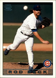 1999 Pacific Crown Collection Platinum Blue Cubs Baseball Card #54 Rod Beck