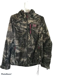 Realtree MAX 1 XT Womens Scent Control Hunting Jacket Green Camouflage Hooded S - Picture 1 of 9