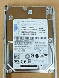 00AK374, IBM PN: 00Y5909 IBM 600GB 6G 15K SAS SFF HDD - Picture 1 of 4