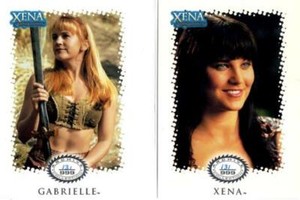 XENA 2001 RITTENHOUSE ARCHIVE X1 THRU X5 COLLECTION PRINT SET 131-999 - RARE