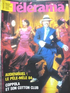 1825 COPPOLA COTTON CLUB JULIO IGLESIAS MODIANO HAENDEL TELERAMA 1985 - Bild 1 von 1