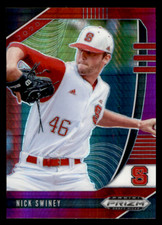 2020 Panini Prizm Draft Picks #PDP67 Nick Swiney Hyper Red and Purple