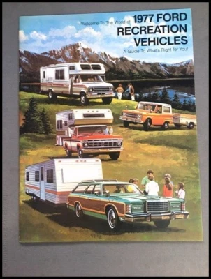 1977 Ford Camper Vehicles and Towing Guide Brochure - F-100 Truck F-150 LTD II Foto 1 de 4