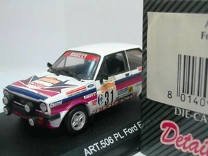 WOW EXTREMELY RARE Ford Fiesta MkI #31 Cunico Sanremo WRC 1981 1:43 Detail-Spark - Picture 1 of 3