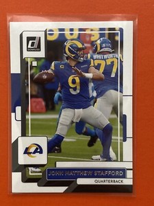 Matthew Stafford FULL NAME VARIATION "John Matthew" 2022 Panini Donruss #17 SP