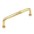 P9721 Polished Brass Solid Brass 4"cc Handle Pulls Keeler Power & Beauty