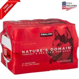 Kirkland Signature Nature's Domain Canned Dog Food, Turkey & Pea Stew, 13.2 oz - Picture 1 of 4