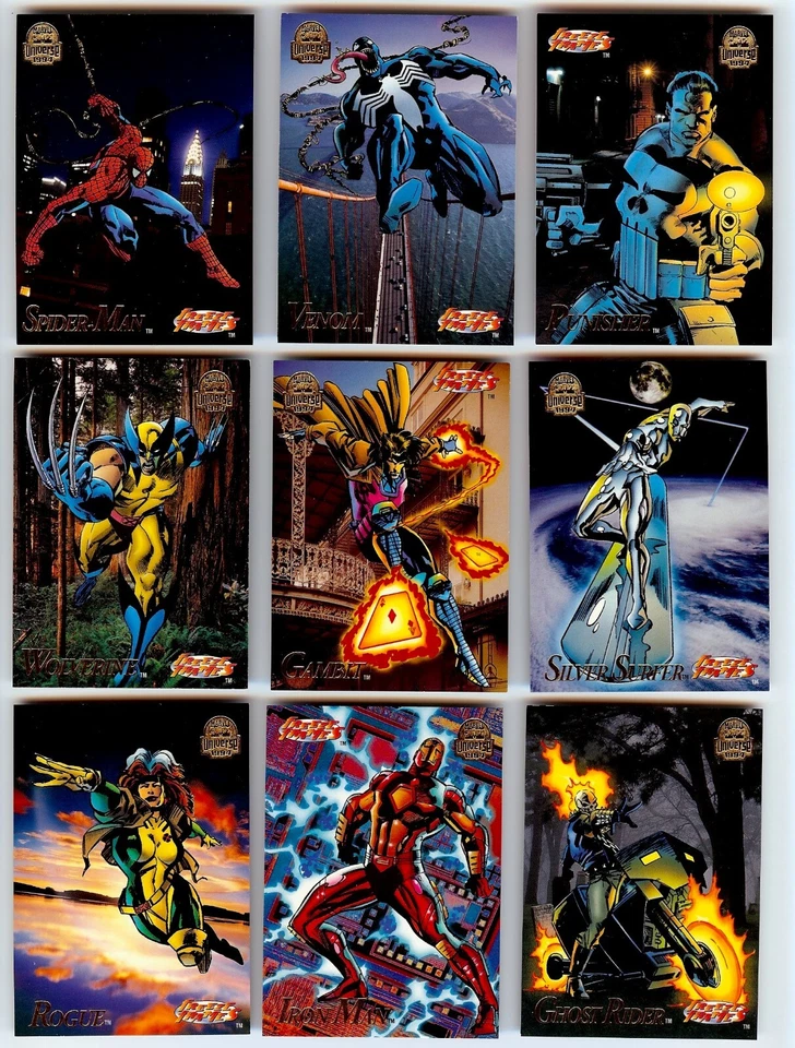 1994 Fleer Marvel Universe 冻结框架 1-9 您挑选。 毒液、蜘蛛侠等 — 第 1/1 张图片