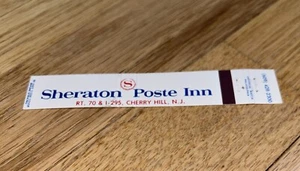 Vintage Mini Matchbook Cover SHERATON POSTE INN, CHERRY HILL New Jersey - Picture 1 of 3
