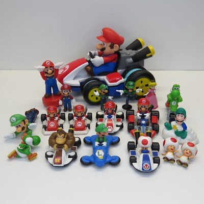 Nintendo Mario Kart Bros Figuras de Plástico Sapo Yoshi Luigi Donkey Kong McDonalds Foto 1 de 4