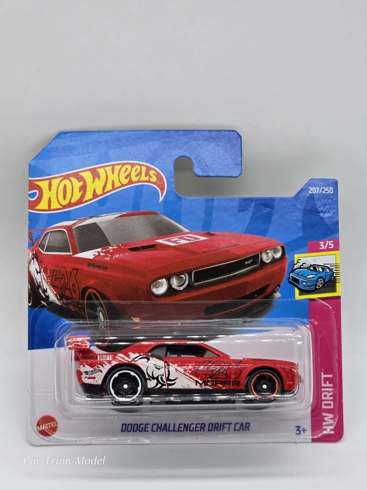 Dodge Challenger Drift Car - HW Drift 3/5 HOT WHEELS 1:64 1/64 - Immagine 1 di 1