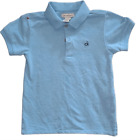 Calvin Klein CK Little Boy Rozmiar 5 Niebieska Pique Koszulka polo Mundur szkolny