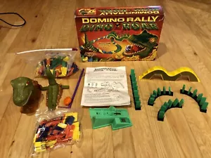 Domino Rally Dino Roar Electronic Kid's Game Pressman Parts ONLY Nearly Complete - Picture 1 of 6