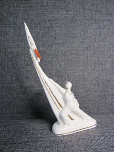 Selten! Eine Porzellanfigur der UdSSR. To space . Gorodnitsa. - Bild 1 von 12