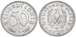 Alemania - 50 peniques Imperio alemán - 1935-1944 diferentes años - Imagen 1 de 43