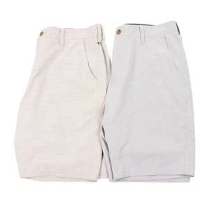 Lot of 2 Vissla Fin Rope Mens 32 Upcyled Stretch Hybrid Walkshort Boardshort - Picture 1 of 12