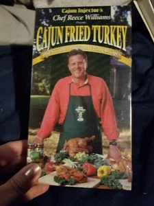 CAJUN FRIED TURKEY recipes Chef Reece Williams VHS cooking Louisiana NWT  - Picture 1 of 4