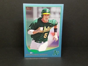2013 Topps #160 Stephen Drew, Athletics - Walmart Exclusive Blue Parallel - Picture 1 of 2