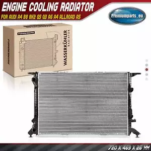 Engine Cooling Radiator for Audi A4 B8 8K2 Q5 Q3 A6 A4 Allroad A5 8F7 CR1060000P - Picture 1 of 9