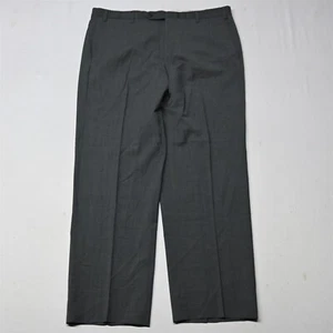 Zanella 38x29 Gray Todd Straight Summerweight 100% Wool mens Dress Pants - Picture 1 of 9