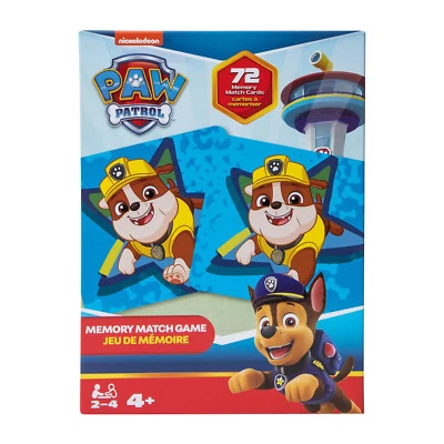 🔥Spin Master Paw Patrol Memory Matching Game - 72 Memory Cards BNWT🔥 - Image 1 of 3