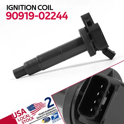 PACK OF 1 IGNITION COIL FOR TOYOTA CAMRY LE SE XLE L4 2.4L 2002-2005 UF333 C1330 - Imagem 1 de 4