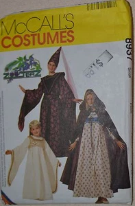 McCall's Children 2-6 Girls 7-12 Misses Small Medieval Costume Pattern 8937 NEW - Picture 1 of 1