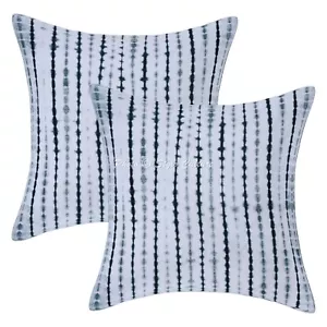 New Home Decor Tie Dye Modern Shibori 24 x 24 in Pillow Cover Case Cushion Room - Picture 1 of 7