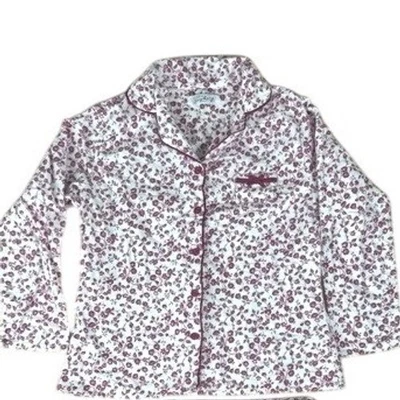 Styled by Saybury Floral Pajama Set Long Sleeve Button Up Sleepwear Loungewear - Image 1 of 4