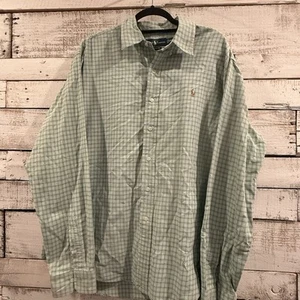 Vintage Ralph Lauren Herren Classic Fit Button Down Langarm Karo Hemd XXL - Bild 1 von 3