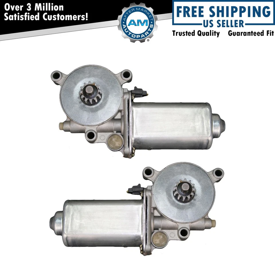 Par de motores de ventana eléctrica para camioneta pickup C1500 C2500 K1500 LeSabre Tahoe Yukon Foto 1 de 4