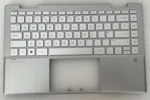 HP Pavilion x360 14-DY0032NA M49434-031 M45225-031 UK Englisch Tastatur Palmrest - Afbeelding 1 van 5