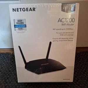 NETGEAR AC1200 1000Mbps 4 Ports 1200Mbps Dual Band Gigabit Smart Router (R6230) - Zdjęcie 1 z 6
