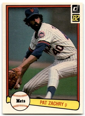 1982 Donruss Pat Zachry New York Mets #254 - Image 1 of 2