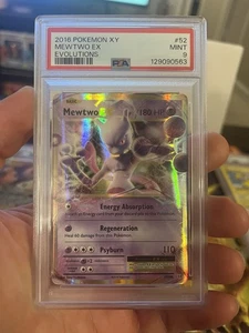 2016 POKEMON XY EVOLUTIONS #52 MEWTWO EX PSA 9 - Picture 1 of 2