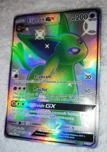 Espeon GX (SV60/SV94) CASI NUEVO M Bóveda Brillante SR Arte Completo Destinos Ocultos Pokémon Juego de Cartas Coleccionables FA  - Imagen 1 de 9