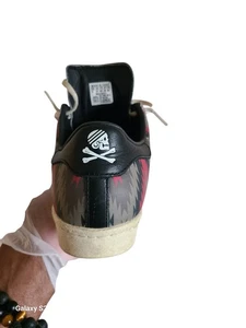 Adidas Superstar Años 80 Vecindario X Pendleton EE. UU. 9 Raro Estampado Tribal Edición Limitada - Imagen 1 de 8