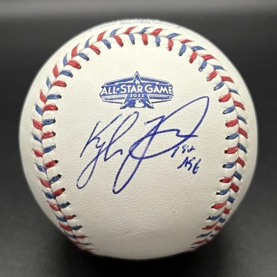 Kyle Tucker "1st ASG" 2022 All-Star Game Autographed Baseball Cubs Astros (PSA) - Image 1 of 2