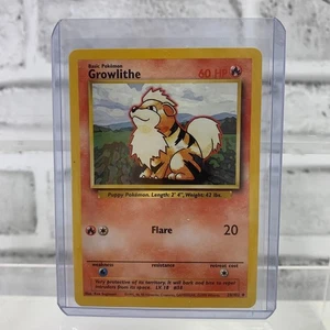Nintendo Pokemon Base Set Growlithe 28/102 von 1999 - Bild 1 von 2