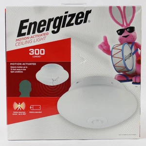 Energizer Battery Operated Motion-Activated LED Ceiling Night Light 1 Bulb 1Pack - Picture 1 of 1