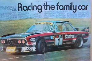 Original 1977 Autocar extracted driving report (folded): BMW ETCC Group 2 CSL - Bild 1 von 2