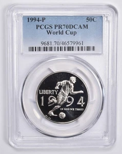 PR70 1994-P DCAM World Cup Commemorative Half Dollar PCGS *2566 - Picture 1 of 5