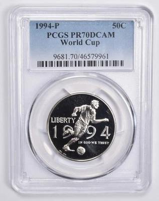 PR70 1994-P DCAM World Cup Commemorative Half Dollar PCGS *2566 - Image 1 of 4