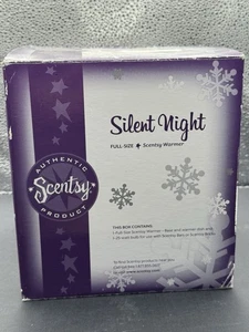 Scentsy Ruhestand Stille Nacht Krippe volle Größe Wachswärmer getestet funktioniert - Bild 1 von 9