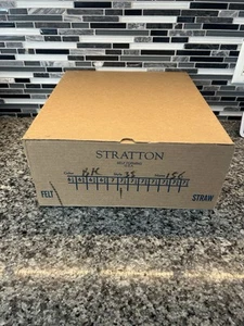 NEW Stratton Sheriff Style FELT Hat Brim Oval BLACK In Box Sz 7 1/8 - Picture 1 of 10